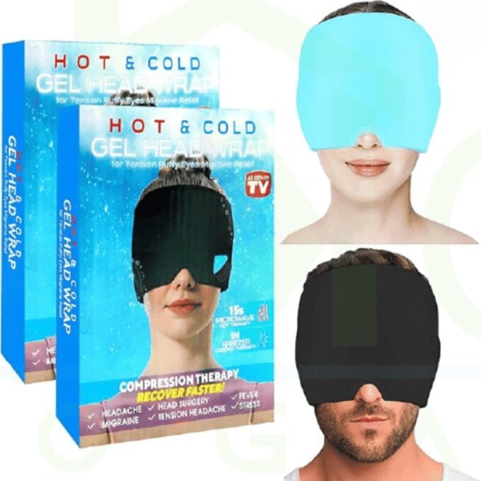 Miniatura 2 de Máscara Facial Sombrero Alivio Migraña G